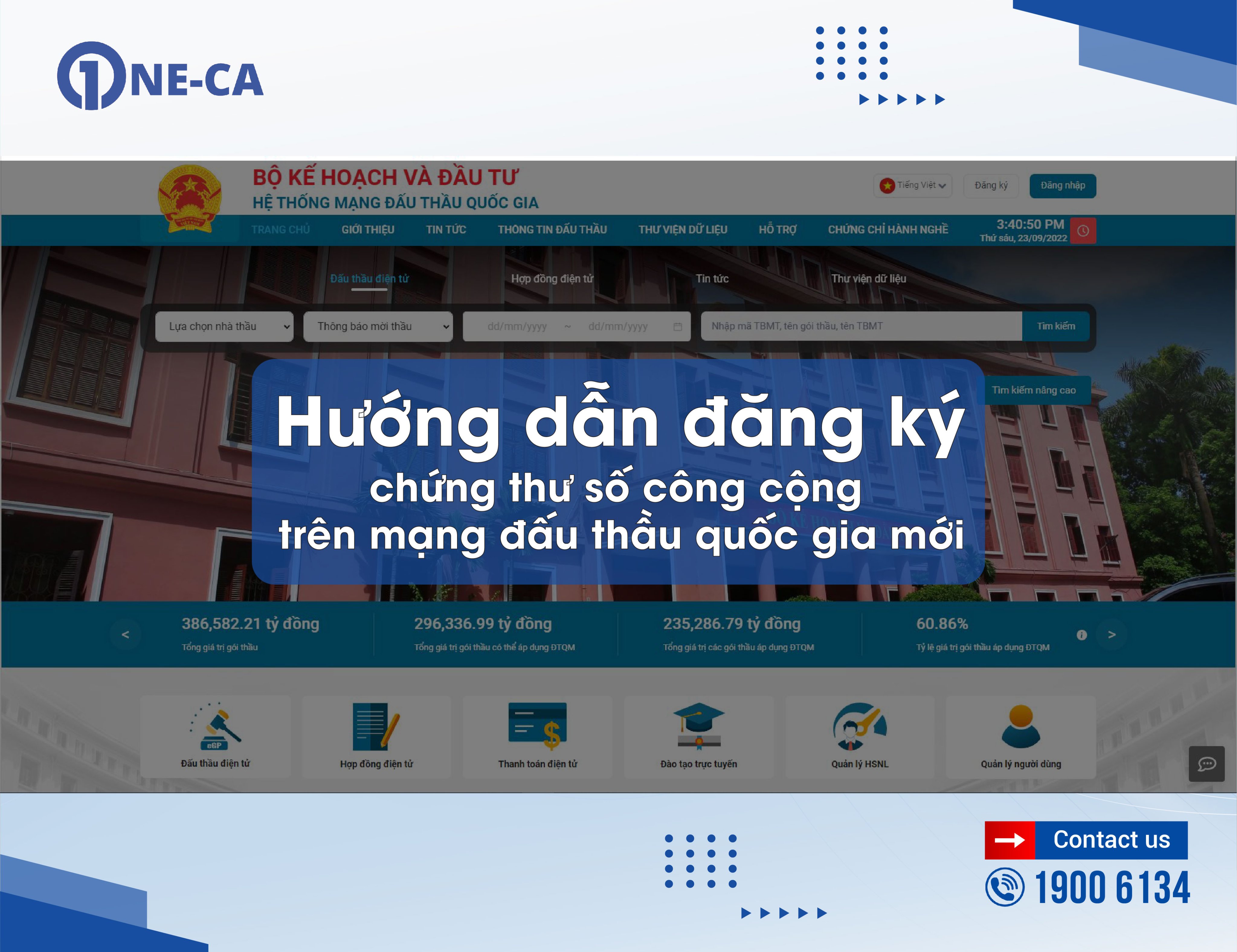 Hướng dẫn đăng ký chứng thư số công cộng trên mạng đấu thầu quốc gia